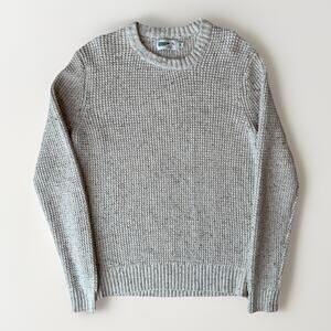 Wellen Recycled Cotton Headlands Sweater Medium Cream Crewneck Minimalist